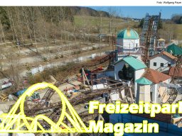 Aufbau des Themenbereichs „Sonnenbucht“ in FANTASIA (März 2025)